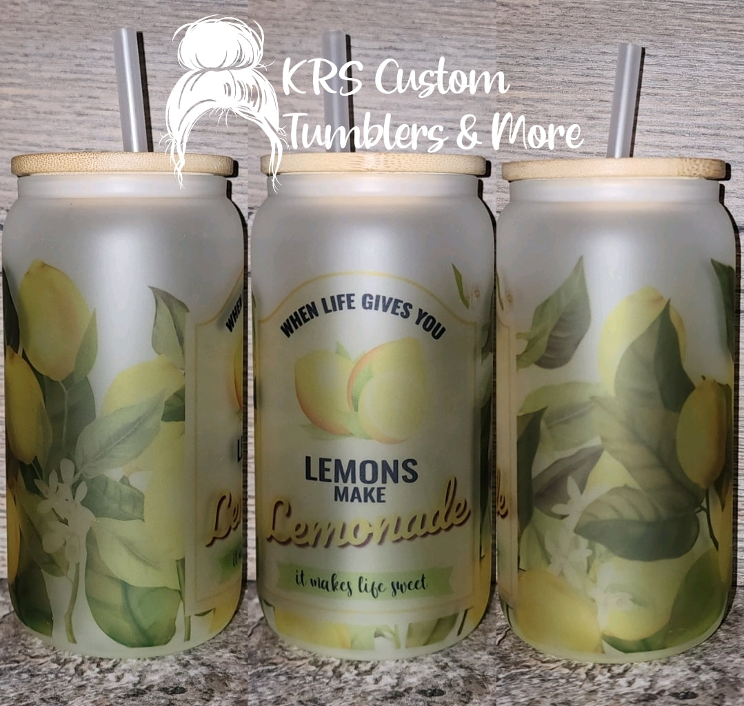 RTS 16oz Glass Can - Lemonade