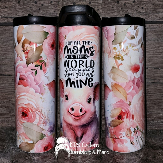 RTS 20oz Duo - Pig Mom