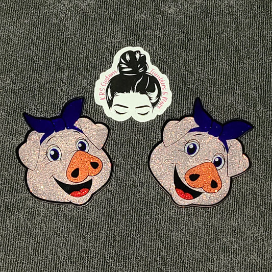 RTS Badge Reels - Pig Bandana