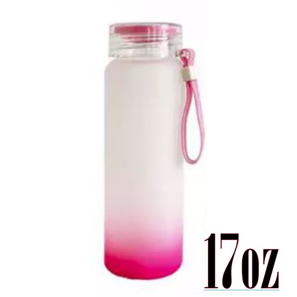 17oz Glass Water Bottles